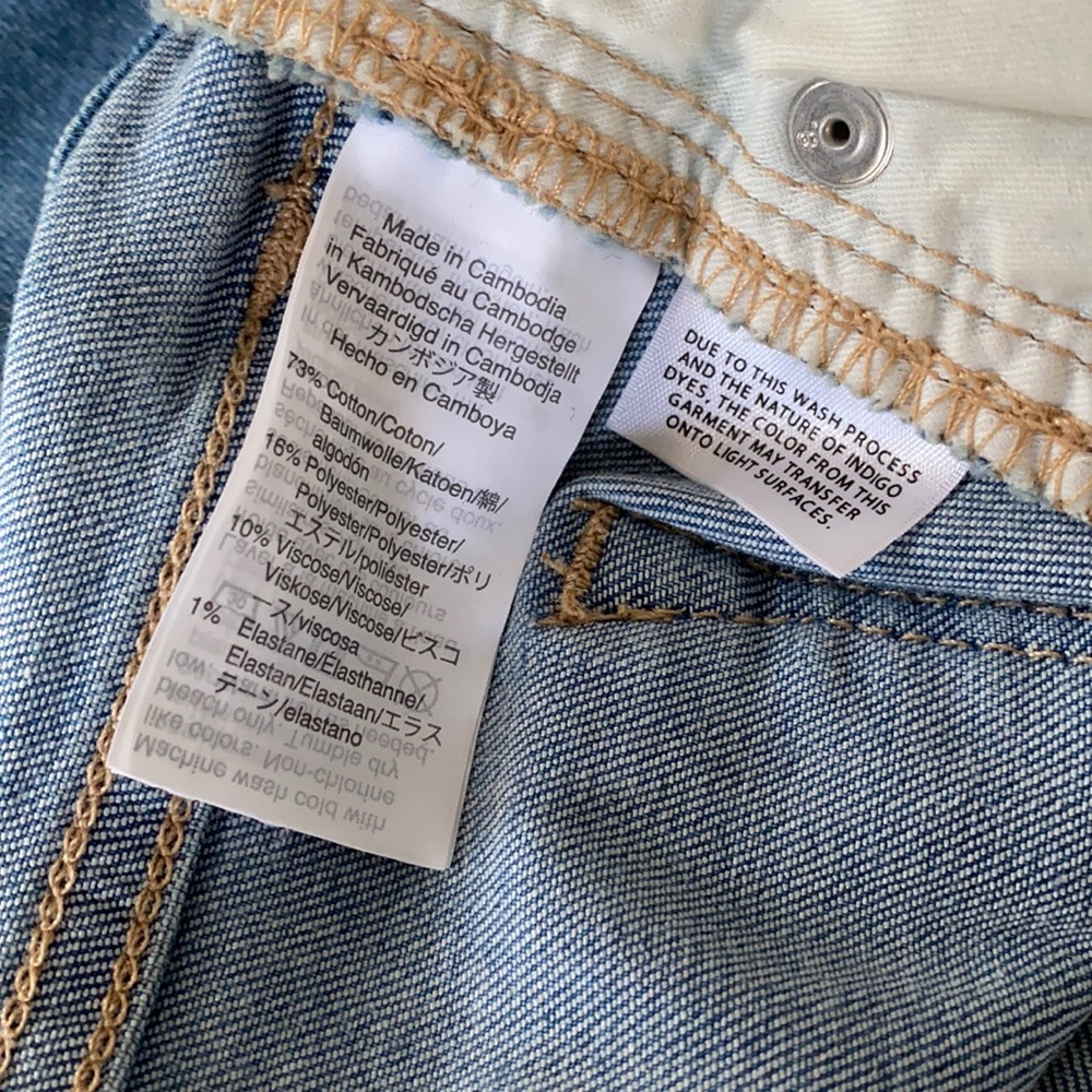 J. Crew mercantile high rise light wash frayed hem skinny jeans 28 - Picture 5 of 7